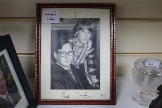 Royal Interest: A signed photograph of Princess Margaret, etc. (4)